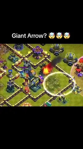 Clash of Clans. Giant arrow and other epic equipment+heroes only. very OP.🤯🤯🤯 #fypppppppppppppppppppppp #fypageシ #viral #clashofclans #foryou 