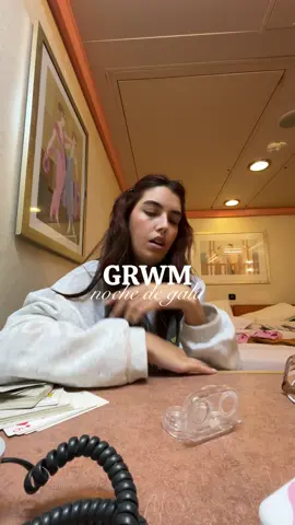 GRWM rápido para la noche de gala del crucero 🚢 🥂 ig: amandasanchezgar 