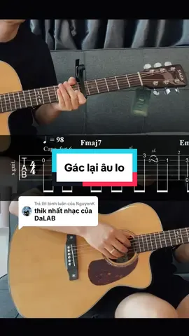 Trả lời @NguyenK Phần 21: Intro Guitar Gác Lại Âu Lo có tab hướng dẫn | Dạy Guitar Đà Nẵng, Sửa đàn Guitar Đà Nẵng, Shop đàn Guitar Đà Nẵng #xuhuong #guitar #trending #guitartab