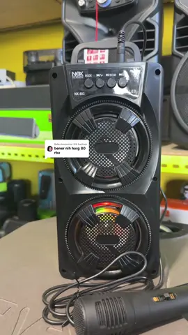 Membalas @Siti badriah Nixnox speaker bluetooth karaoke free mic #nixnox #speaker #speakerbluetooth #speakerkaraoke 