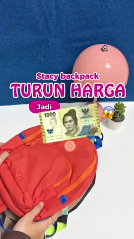 1 oktober 2025 stacy bakalan jadi 1rbuan aja😱👀✨#backpack #tasransel #promo #localbrand #livestream 