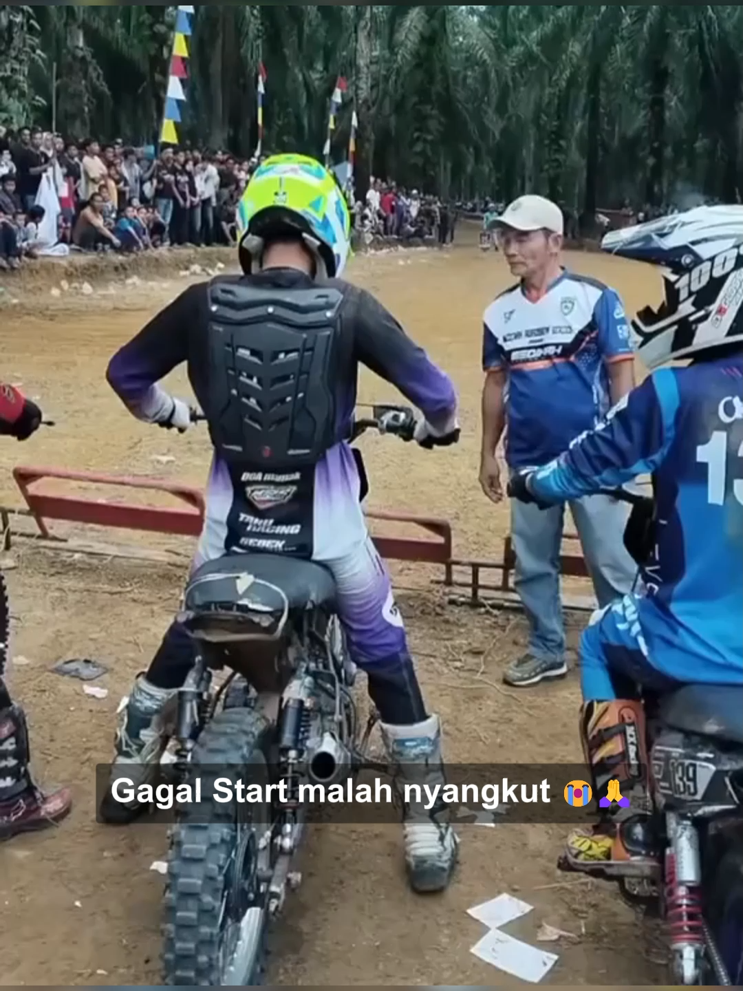 Gagal Start malah nyangkut 😭🙏 #tiktokberita #bangsaonline #harianbangsa