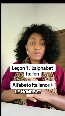 Leçon n.1 : L’alphabet italien 🇮🇹              #CoursItalien#ItalienFacile#Italianofacile#FYP#Education 