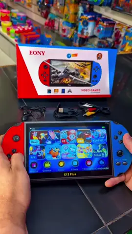 Super Game Portátil com milhares de jogos retrô 🕹️ Tela gigante de 7,5” de pura nostalgia ✨ Obs: Você pode transferir Roms (jogos emulados) diretamente do PC através do cabo tipo C ✅ R$ 329,90 📍Loja física: Av. Caxangá, 66. Madalena. Recife/Pe ENTREGAMOS EM TODO BRASIL 🇧🇷 Compre pelo site ou whatsapp que se encontra na bio da página!!