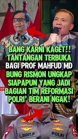 Tantangan bung Rismon JK Mahfud MD jd bagian tim reformasi polri #rismonsianipar #polri #ternakmulyono #adilijokowi #ijazahpalsu 