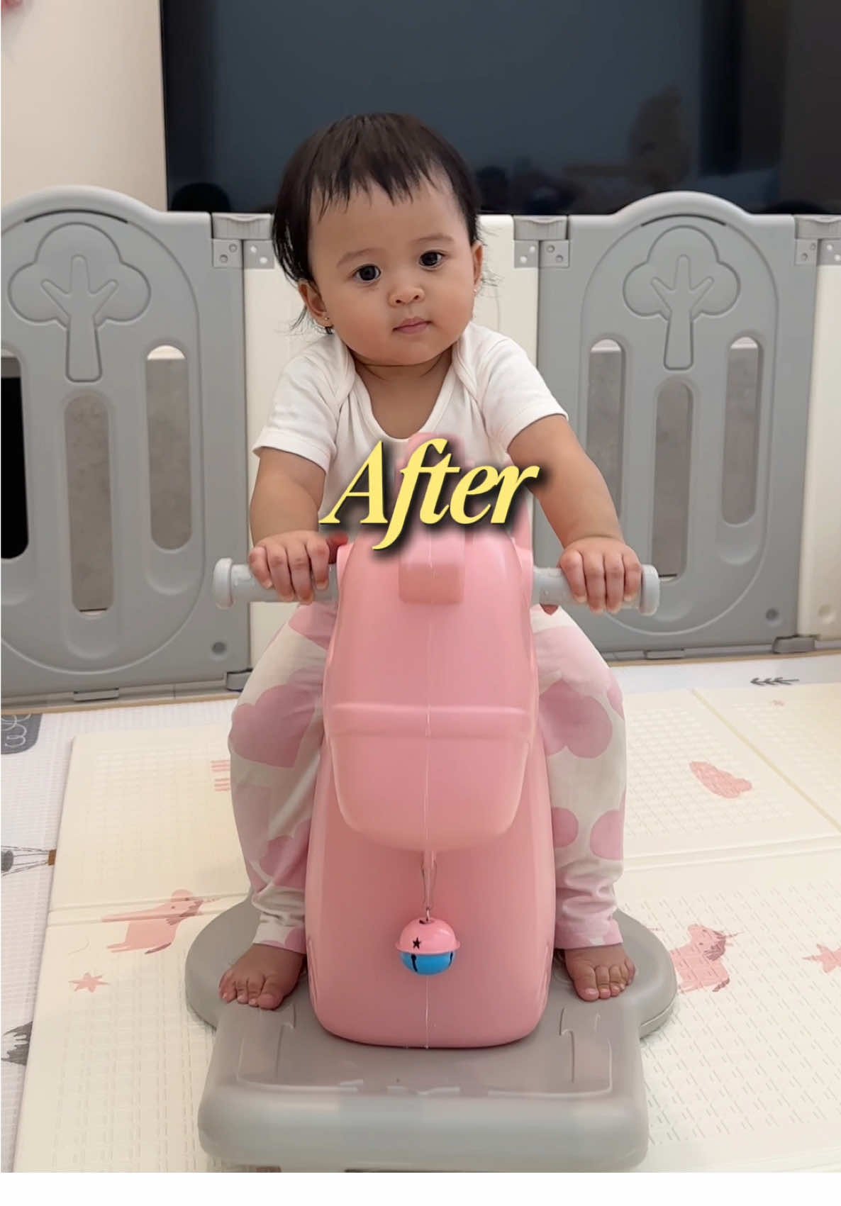 Happy baby! 🤗❤️ #playground #mainananak #mainanbayi #spill #mainan 