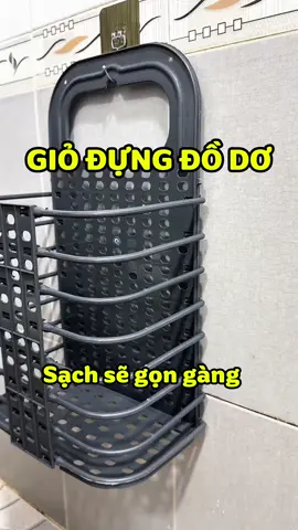 Giỏ đựng quần áo bẩn treo tường và gấp gọn . 
