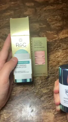 ROC Hydration  Replumping  Serum Stick delivers instant Hydration in one swipe  perfect for smooth plump. refreshed looking skin anytime anywhere.  #plumpskin #glowingskin #easyskincare #dewylooks #hydrationonthego 