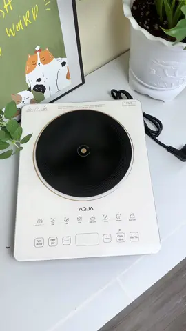 Bếp từ đơn AQUA 2200w, hẹn giờ 8 tiếng, 22 mức chỉnh nhiệt, màn hình tiếng việt #bepdientu #beptu #bepdien #aqua 
