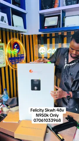 Felicity 5kwh 48v lithium battery #felicitylithiumbattery #viralvideos #nigeriantiktok🇳🇬 