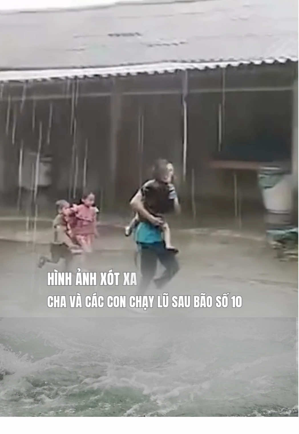 Khoảnh khắc chạy lũ đầy xúc động của cha và các con tại miền Trung #baoso10 #lulutmientrung #hoabinhevents #events #lulut 