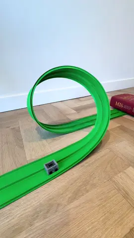 Can the #Minecraft cart make the loop?!  #hotwheels #minecrafttiktok #minecraftfunny #spongebob 