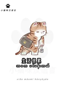 ဘဝ ရဲ့ မိုတီ 😜#fypシ #foryou #tiktok #生活很累我很穷 所以我要好好工作 好好赚钱