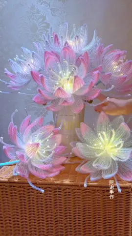 Hướng dẫn làm hoa sen#ngochandecor #decor #huongdanlamhoa #kemnhung #hoasenkemnhung 