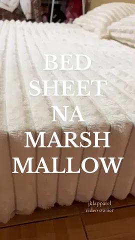Malahotel talaga ang kama pag gantong bedsheet. Super lambot ang sarap nalang matulog magdamag haha #velvetbedsheet #nolukotbedsheet 