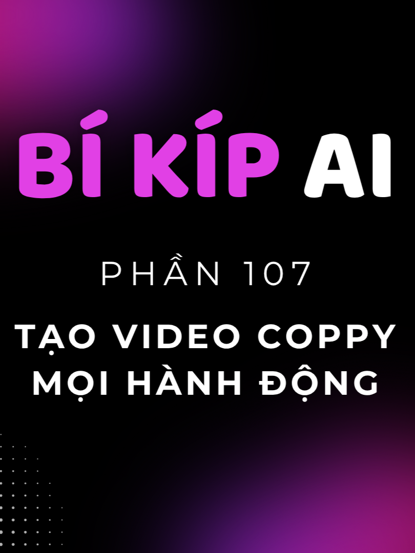 Phần 107. Ghép mặt vào video bất kì và coppy hành động của video gốc | Bí Kíp AI #leduyhiep #AI #Characterswap #wan