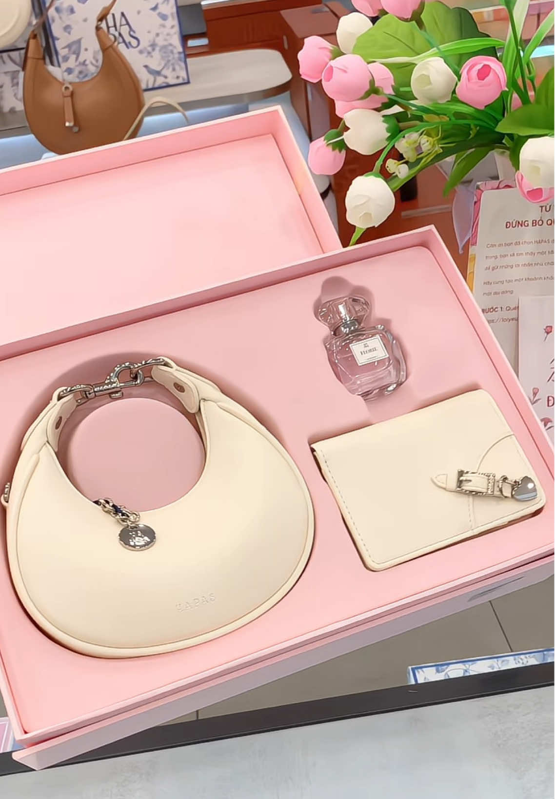 Set quà tăng nhỏ xinh, dễ thương dành tặng các nàng nè🎁#HAPAS #quatang2010 #yeutudieunhonhat 