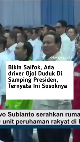 Saat akad massal 26 ribu rumah, Presiden Prabowo duduk berdampingan dengan driver ojol. Syamsul Bahri, driver ojol penerima manfaat rumah bersubsidi di Cileungsi, Bogor, Jawa Barat. Syamsul Bahri mengaku sudah lebih dari 10 tahun hidup berpindah-pindah kontrakan. Program rumah subsidi tidak hanya memberi hunian, tetapi juga sebuah harapan baru bagi jutaan rakyat kecil.
