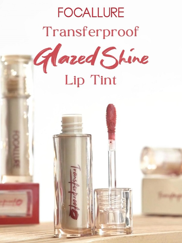 Bibir kayak dilapisi kaca bening, teksturnya halus banget! 🔥 #focallure #focallurebeauty #focallurebeautyshow#liptint #lipglaze #transferproof #glazedlips #glazelip