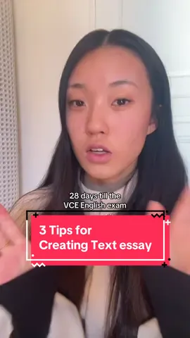 3 Quick tips for Creating Texts in VCE English x #vce #vceenglish #atar #year12 #examprep melbourne, australia 