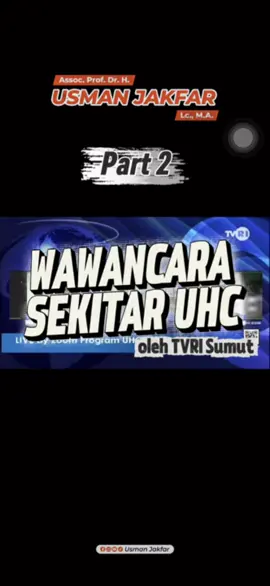 Wawancara Sekitar UHC (Part 2) #usmanjakfar #dprdsumut #pksbersamarakyat #sumutuhc #fyp  @fraksipkssumut 