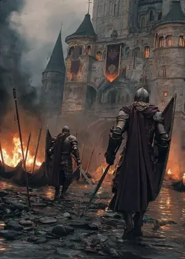 the knights head towards the besieged castle  #knights #aiart #fantasy #fyp #ai 
