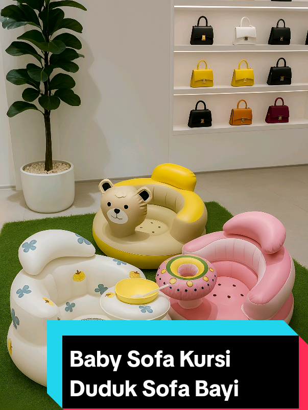 Baby Sofa Kursi Duduk Sofa Bayi Chair Tiup Dengan Music Bayi Tiup Belajar Duduk #sofabayi #sofadudukbayi #fyp 