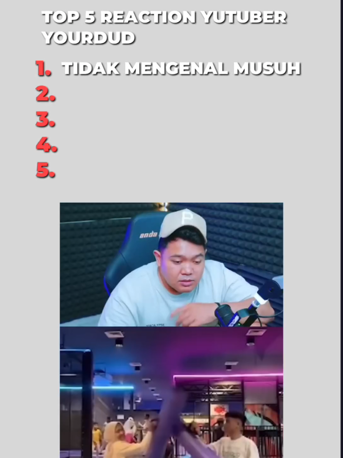 Bagian 62 | TOP 5 REACTION YUTUBER YOURDUDH #top5 #reaction #yourdudh #MLBBNEXT2025 #NEXTJagoanMabar 