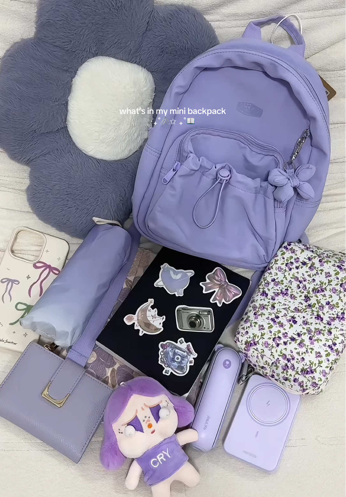 Cutest mini backpack from bagsmart 💅 #backpack #whatsinmybag #minibackpack #bagsmart #bagsmartbackpack 