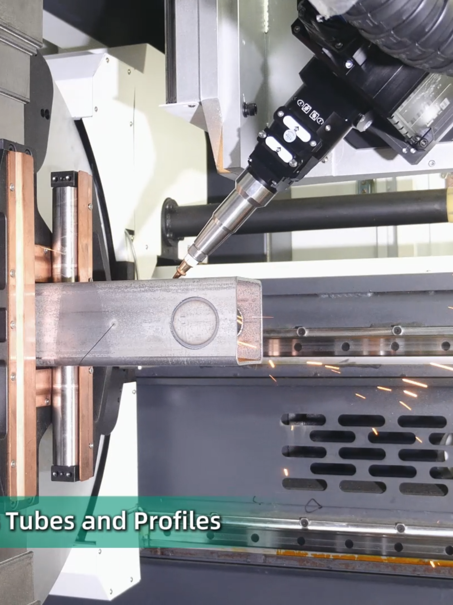 AORE Laser M Series: Heavy-Duty Cutting, Unstoppable Rhythm ⚙️  Three chucks. Zero interruptions.  The M Series redefines tube processing with its innovative three-chuck system, enabling seamless loading & unloading while maintaining absolute stability.  ✨ Key advantages: • Continuous dynamic processing • Vibration-free precision • Dramatically reduced downtime  Productivity, perfected.  #AORELaser #MSeries #TubeCutting #HeavyDuty #Manufacturing #IndustrialTech