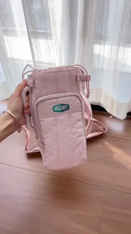 Pink Stock💖 Stok terbatas! Klik keranjang belanja kuning untuk membeli sekarang🔥#bagsmart #bagsmartid #botolair #tasmurah 