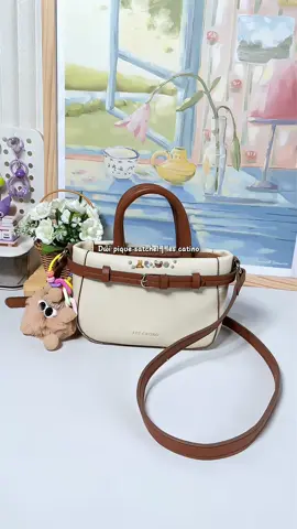 So cute 👀✨ #taswanita #slingbag #slingbagwanita dwi pique satchel les catino