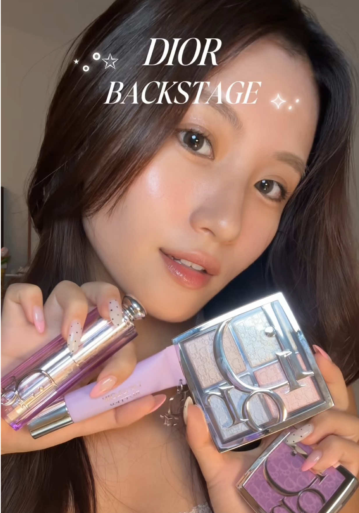 どれも可愛くて気分上がる🩰⟡.·@Diorbeauty #diorbeauty #diorbackstage 