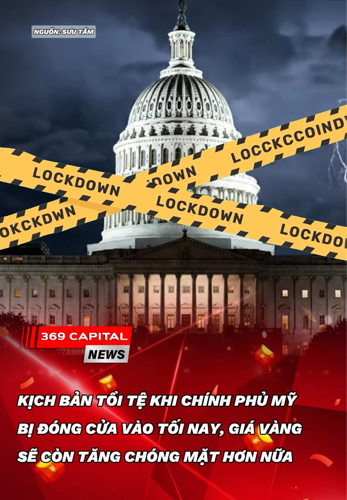 Kịch bản nào sẽ xảy ra với giá vàng,  nếu tối nay chính phủ mỹ đóng cửa #minhhoanginvestment #giavang #giavangthegioi #giavanghomnay #sjc