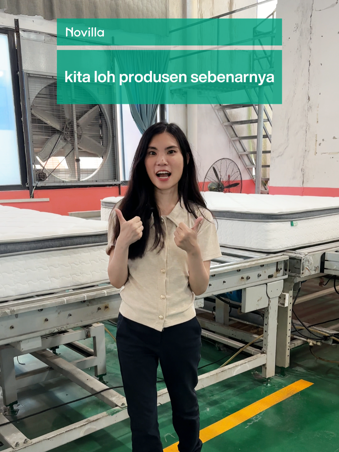 Hanya pabrik sumber yang sudah matang yang, memiliki lini produksi dan pengemasan profesional, berani memberi Anda 100 hari uji coba gratis. Bisa menjamin harga tetap paling rendah sekaligus kualitas tetap terjamin~ #novilla #kasurnovilla #novillaindonesia #novillaicemint #coolnest #coolingnovilla #novillametadreamplus #recommendations