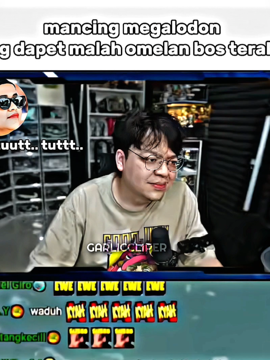 dimarahin kan... @DEANKT  #deankt #fishit #megalodon 