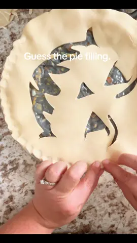 Hint. It’s not sweet. #pie #spookytreats #halloweenfood #spookypie 