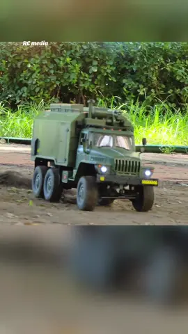 xe tải quân sự Ural 6x6 model WPL-B36 tỉ lệ 1:16. #xuhuong #toys #rctruck #rcexcavator #rc 