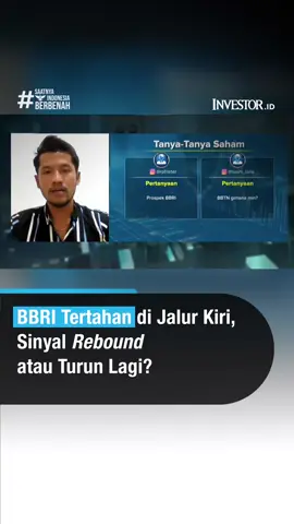 📉 BBRI lagi uji support di 3.800–3.700. Menurut kamu, siap rebound atau masih rawan turun? Baca terus investor.id dan dapatkan berita ekonomi terkini dari program Investor Daily di Beritasatu TV. #Investordaily #BBRI #TanyaTanyaSaham #AnalisaSaham #SaatnyaIndonesiaBerbenah 