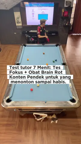 Billiard vs Brain Rot & Attention Span. Sekarang banyak orang kena brain rot, otak terbiasa konten pendek, cepat, dan instan. Akibatnya, kemampuan fokus (attention span) makin menurun. Padahal… di billiard, kalian nggak bisa asal cepat. Main biliar butuh fokus panjang, kesabaran, dan pengambilan keputusan yang tenang. Itulah kenapa saya mulai test posting video panjang ini. Bukan buat ngejar views, tapi buat edukasi dan ngelatih fokus bareng. Kalau kalian bisa nonton dan ngikutin sampai habis, itu tandanya otakmu lagi “disembuhkan” pelan-pelan. #ombill #ombilliard #salambilliardtanpajudi #poolbilliardsco #poolbilliardscoindonesia  