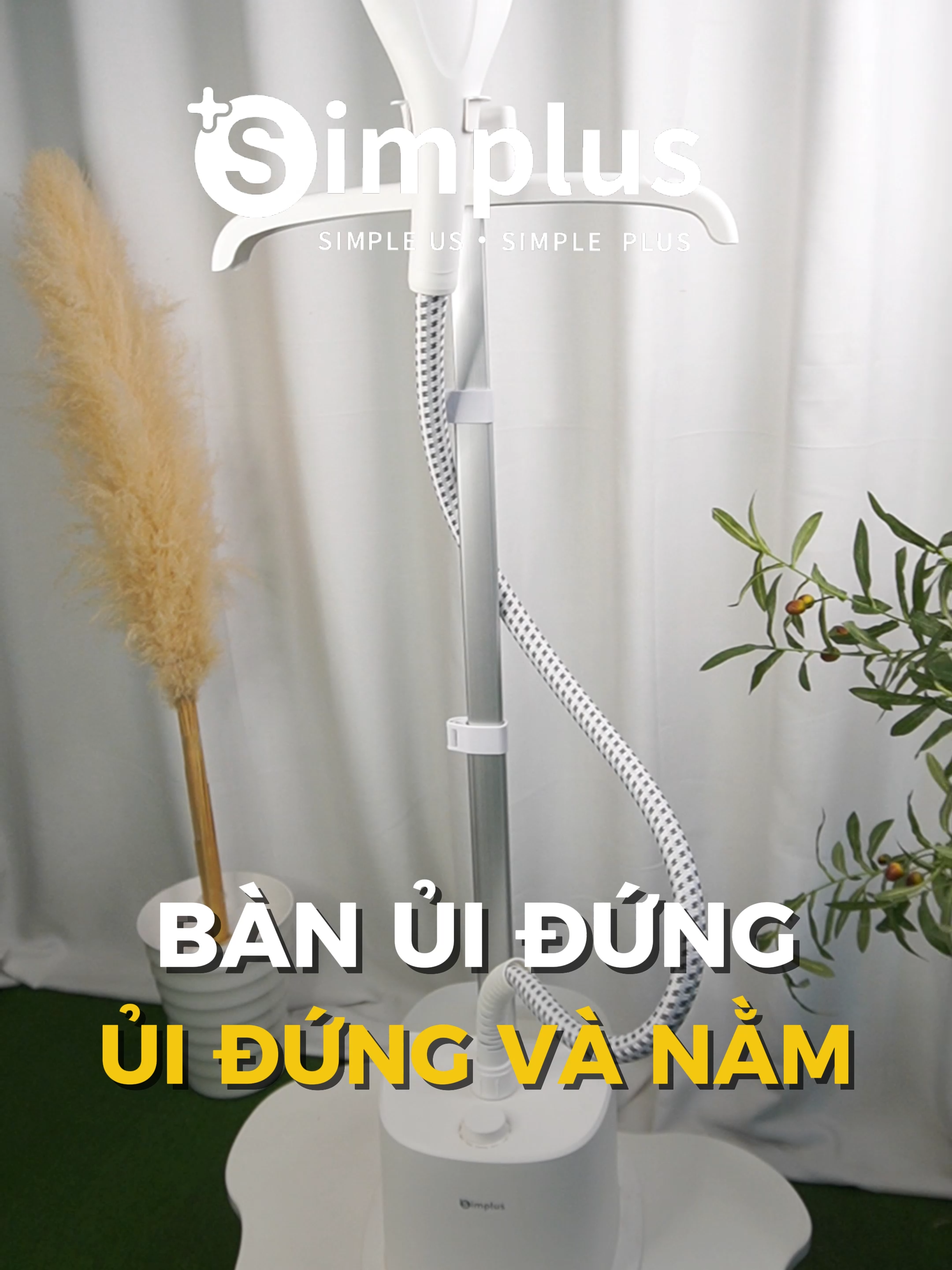 Bàn ủi hơi nước đứng đa năng tiện lợi #simplus #simplusvn #simplusglobal #banui #banuihoinuoc