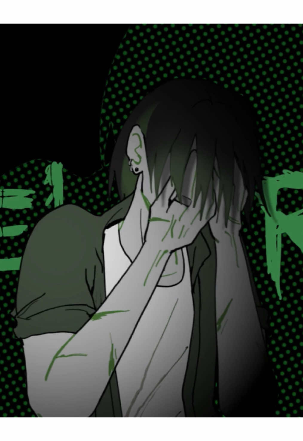 My college assignment stuff featuring my oc that i will make a  yaoi later but since this is an assignment i couldnt😔 #oc #piercetheveil #edit #art #fyp