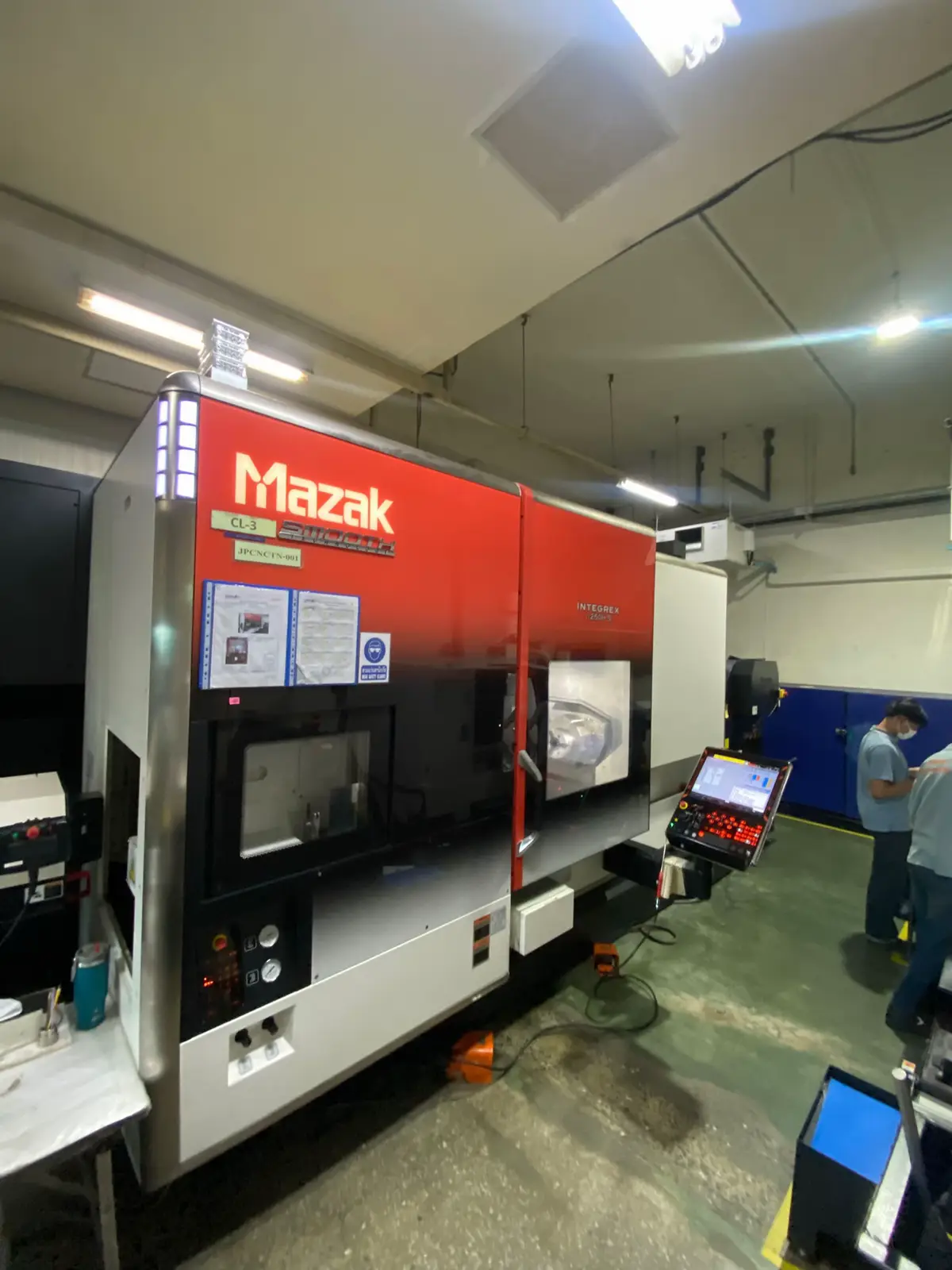 #cnclathe #machine #mazak #integrexi250HS #millturn #นิคมบางปูสมุทรปราการ #solidcam #ฟีดดดシ 
