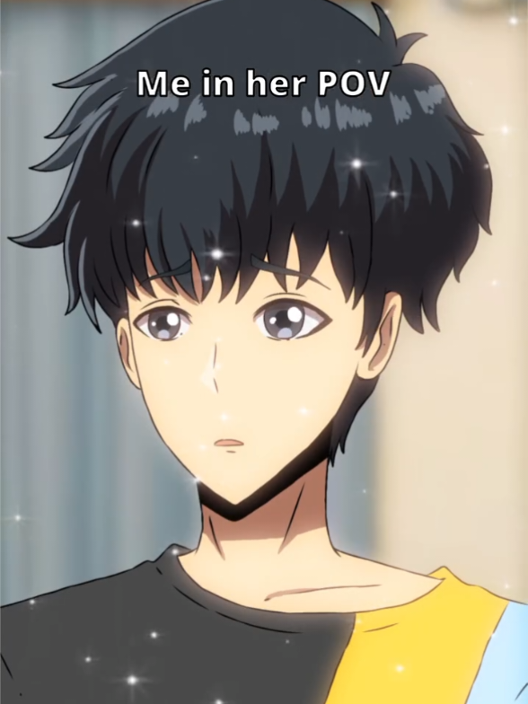 Me in real life vs me in her eyes #Love #animation #anime #firstlove 