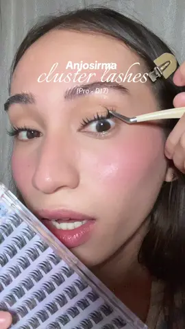Anjosirma cluster lashes 🔛🔝 #clusterlashes #individuallashes #anjosirma #fyp 