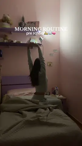 Morning routine essenziale pre school🛵📖🧠 #morningroutine #morningvlog #dailyvlog #productivity