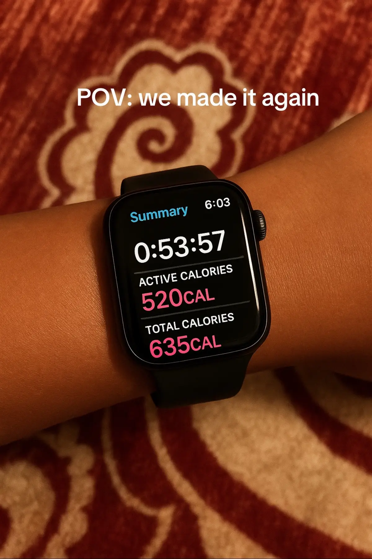 Woke up ➡️ worked out ➡️ burned 520 calories before 7AM 💦🔥 Who else is chasing goals today? 🏃‍♀️✨ #MorningGrind #fitnessjourney #fypシ #relatable #trending 