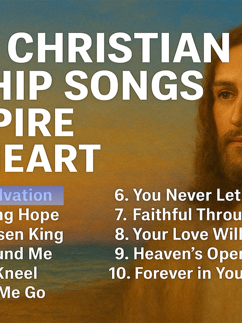 ✨ Looking for music that uplifts your spirit and strengthens your faith? This video brings you the Top 10 Christian Worship Songs that will inspire your heart and draw you closer to God. From powerful praise to heartfelt worship, let these songs be the soundtrack to your prayer, devotion, and daily walk with Him. 🙏 Whether you’re worshipping at home, in church, or on the go, this playlist will fill your heart with hope, peace, and joy. 👉 Watch now and let His presence move through every note! 🔔 Don’t forget to like, share, and follow for more worship music. Youtube : https://youtu.be/6GzGYMHJvT8 Subscribe : https://www.youtube.com/@MUS1C-A1?sub_confirmation=1  #WorshipSongs #ChristianMusic #PraiseAndWorship #Faith #Jesus #Inspiration