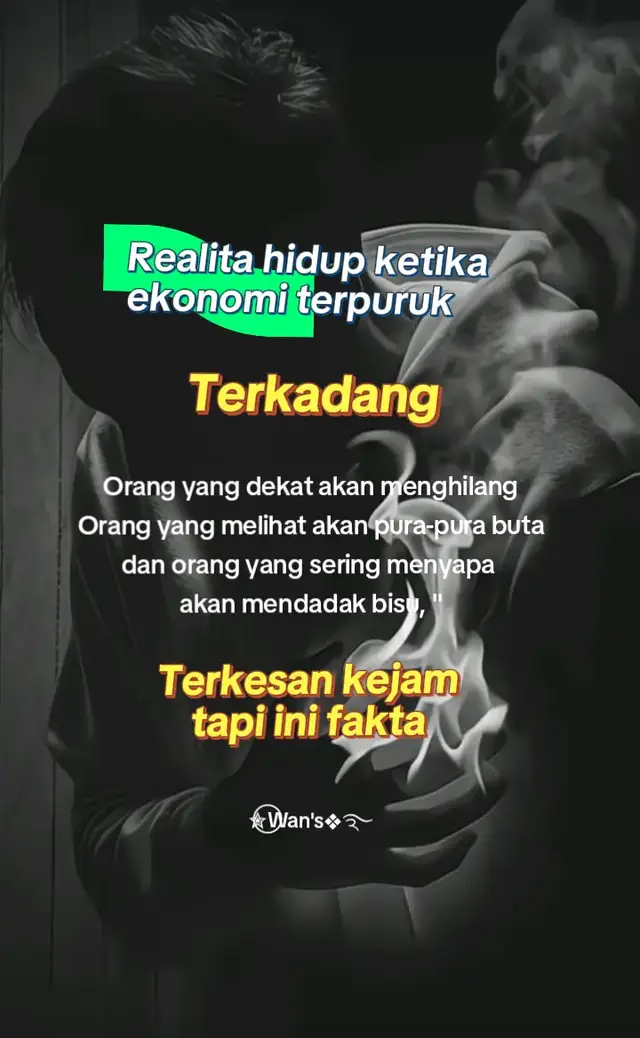 Mengertilah ku kini kasih sayang  sekarang semuanya memandang kebendaan 🥺 #fyp #fypシ゚ #katakata #storysad  TERKESAN KEJAM TAPI FAKTA