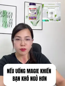 Nếu uống Magie khiến bạn mất ngủ #Kimnganbg #webber #Magie #Codeage #LearnOnTikTok 